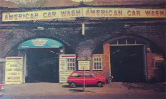 The first ever American Carwash Branch nr Kings Cross