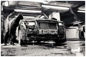 Drive Thru Car Wash at American Carwash